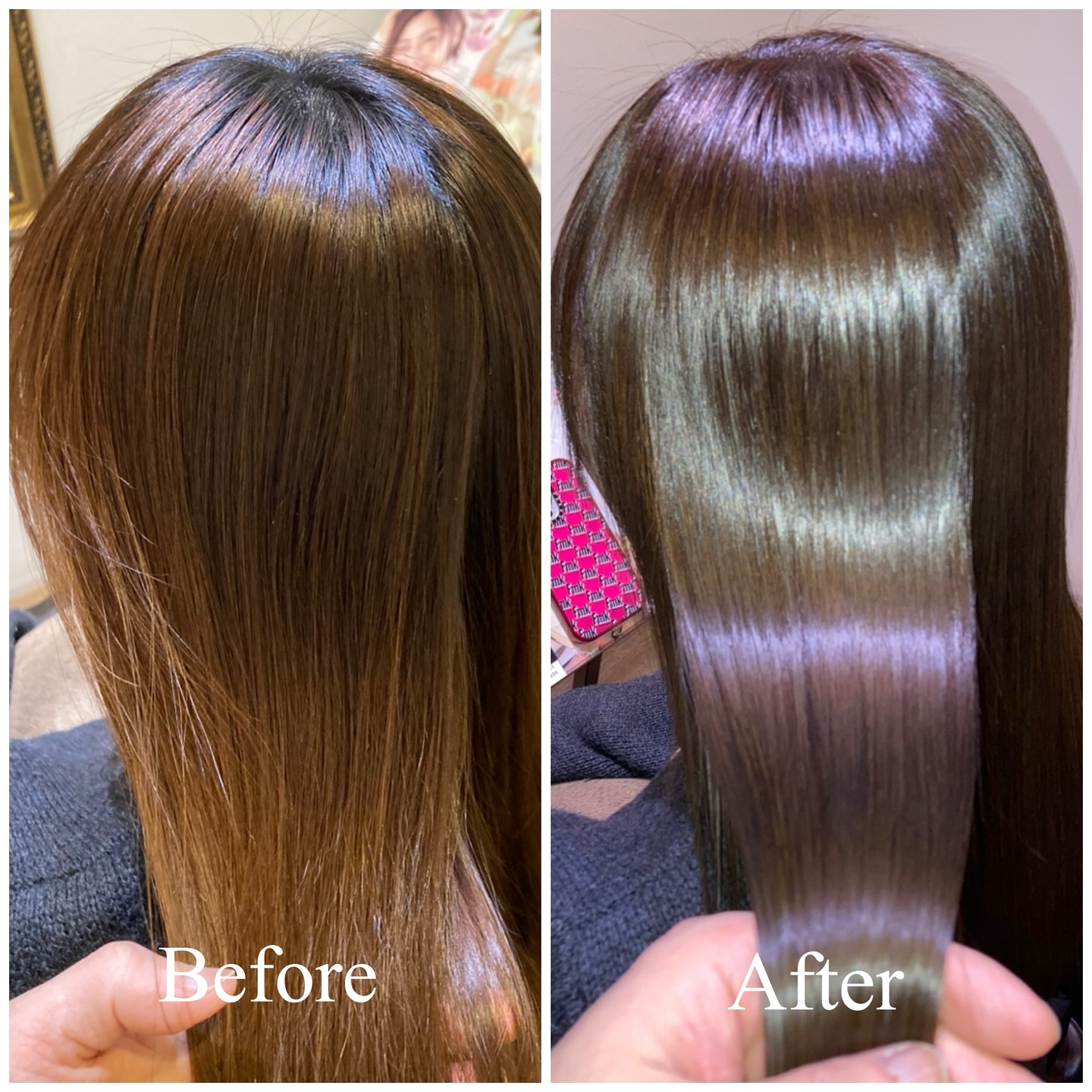 お客様のbeforeとafterのご紹介画像。その75。左斜め後ろから撮影したお写真。