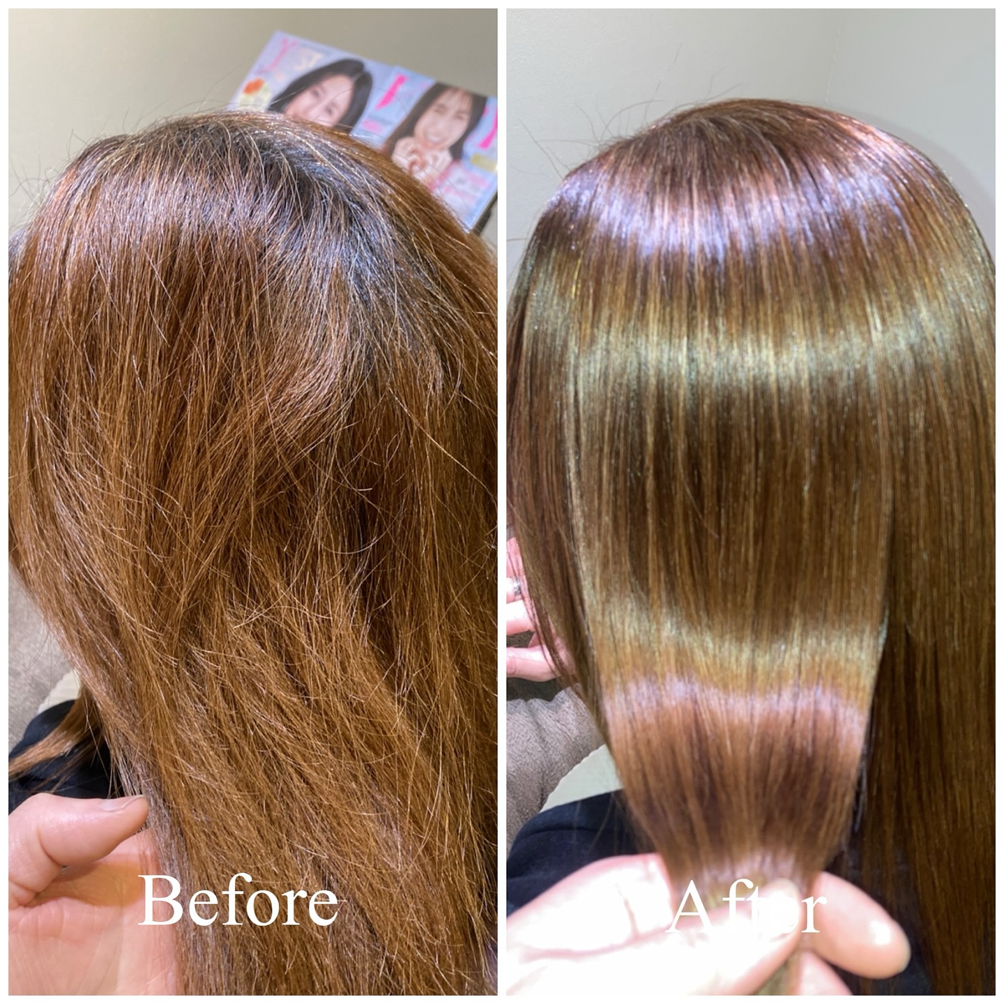 お客様のbeforeとafterのご紹介画像。その80。左斜め後ろから撮影したお写真。